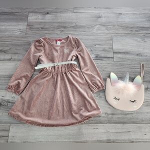 Guess Girl's Dress with Unicorn Purse